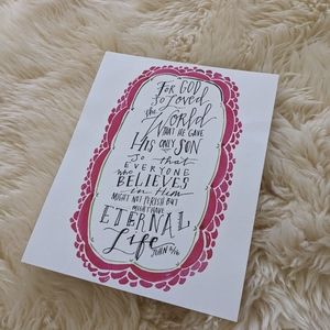 💕5 for $10💕 8x10 Bible Quote Print